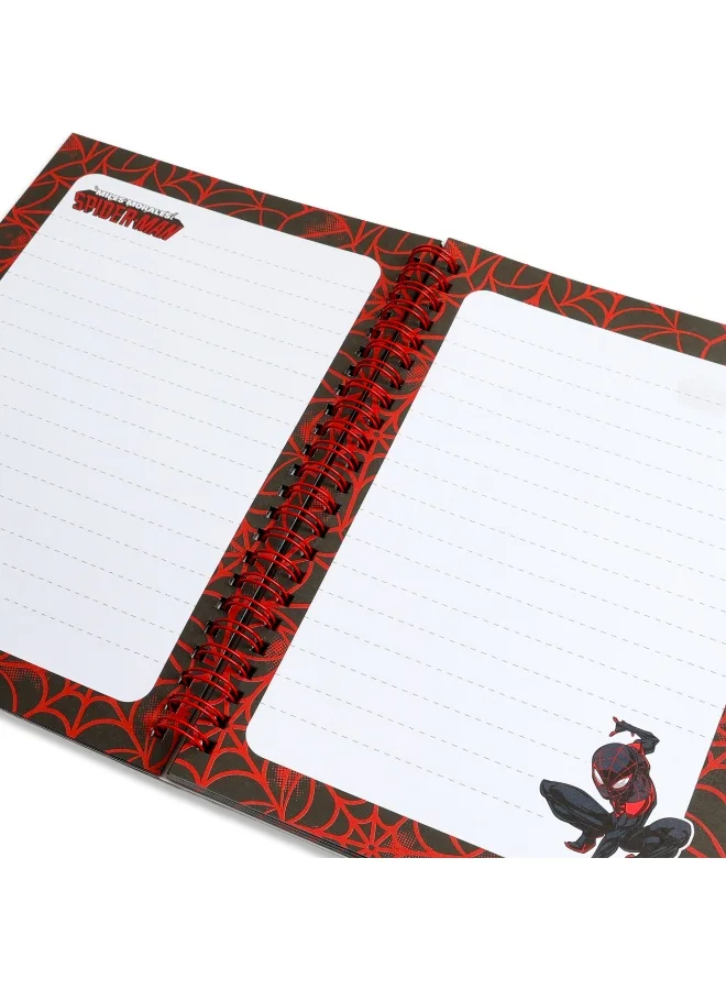 Marvel  Marvel Miles Morales Spiderman A6 Spiral Note Book for Kids | Best Price UAE